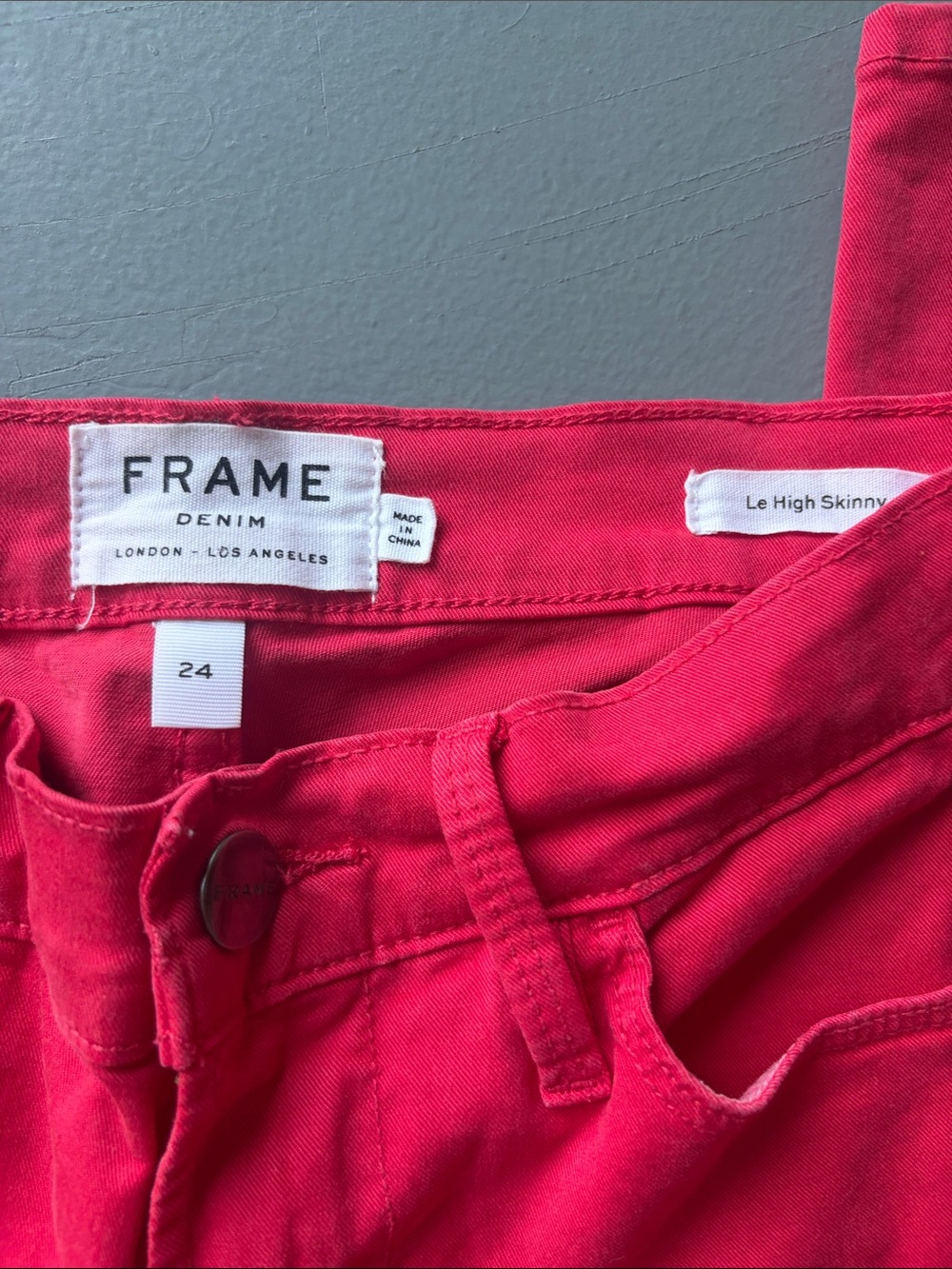 Frame Denim Red - Picture 5 of 8